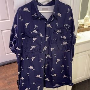 Columbia PFG button up 2xl shirt
